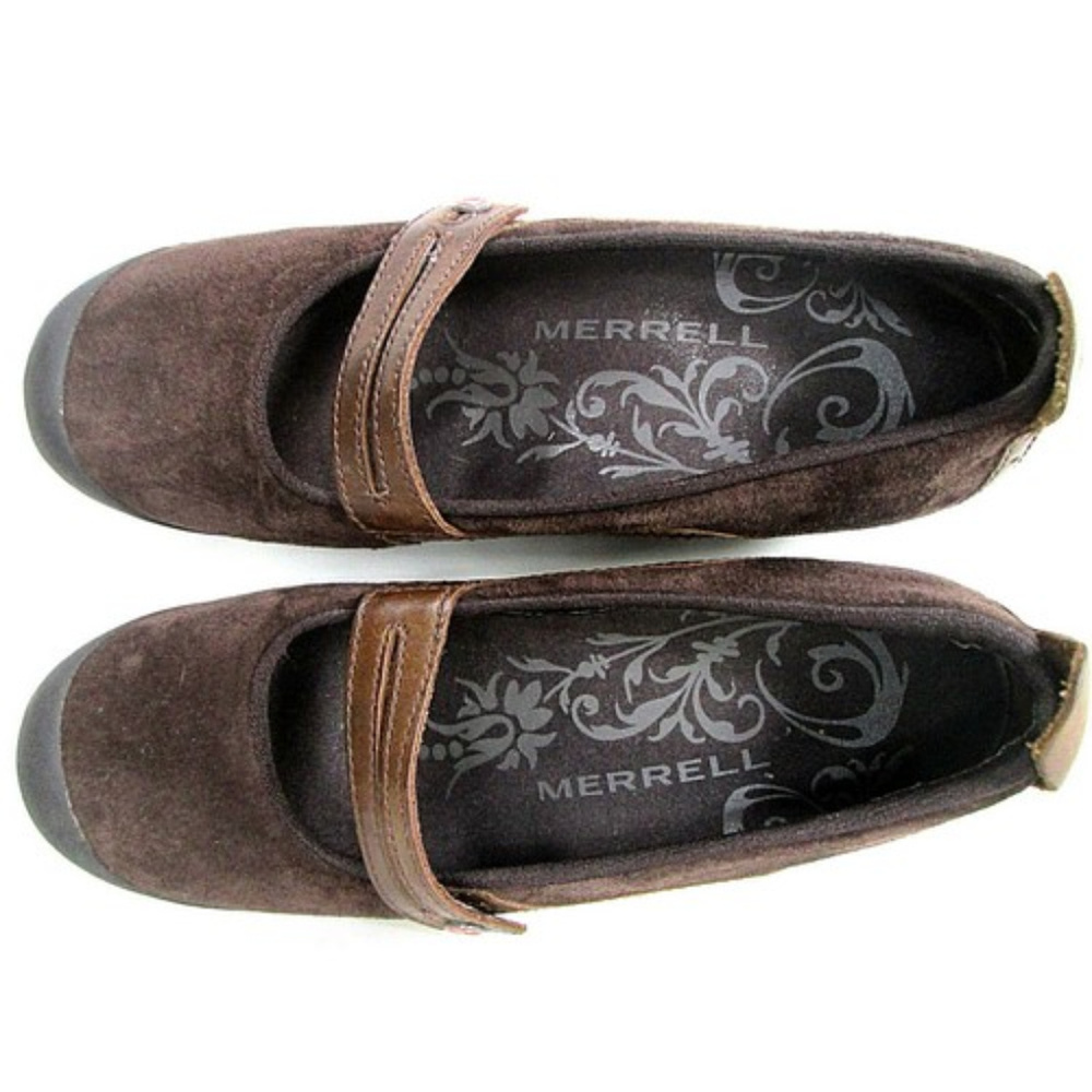 Merrell Plaza Bandeau Mj Leather Suede Mary Janes View 4